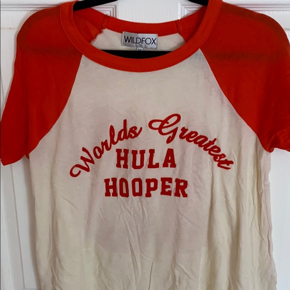 Wildfox greatest hula hooper t shirt M